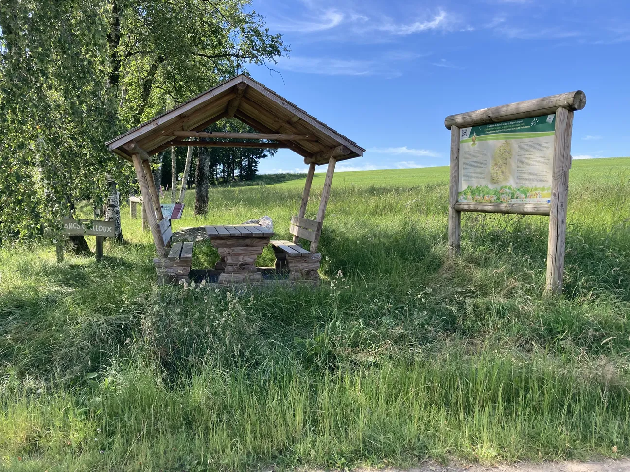 Aire de repos équestre